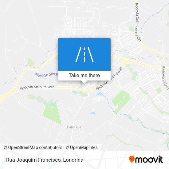 Rua Joaquim Francisco map