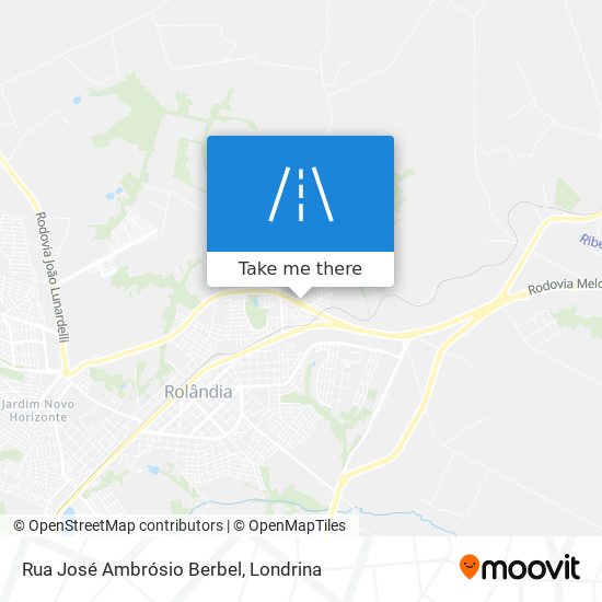 Rua José Ambrósio Berbel map