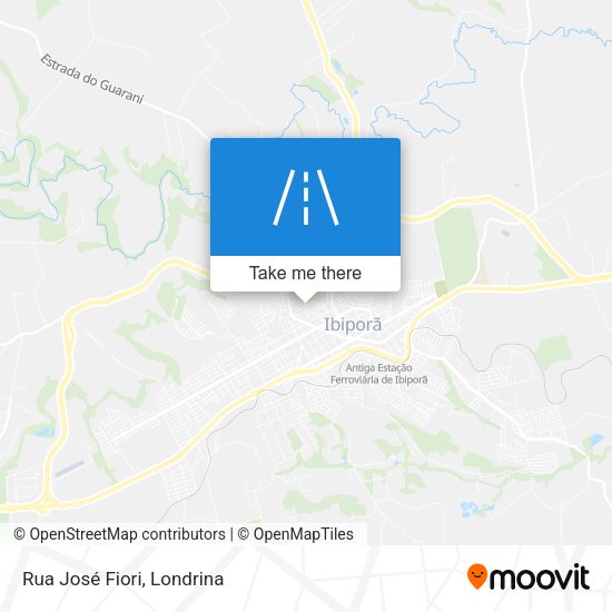 Rua José Fiori map