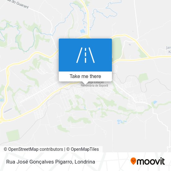 Rua José Gonçalves Pigarro map