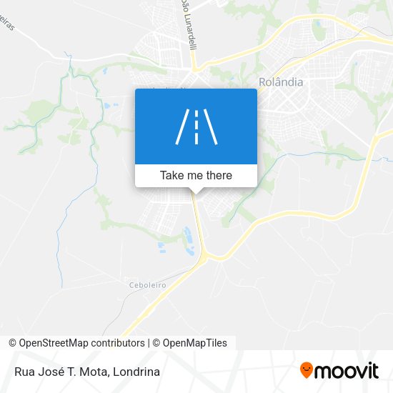Rua José T. Mota map