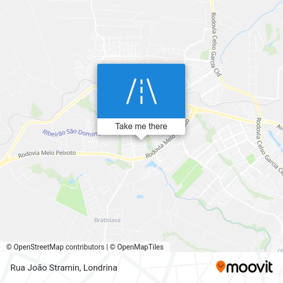 Rua João Stramin map