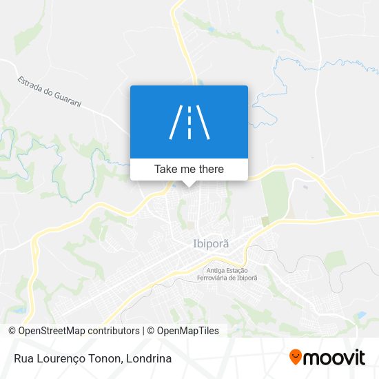 Rua Lourenço Tonon map
