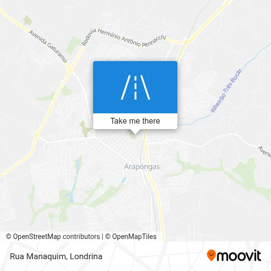 Rua Manaquim map