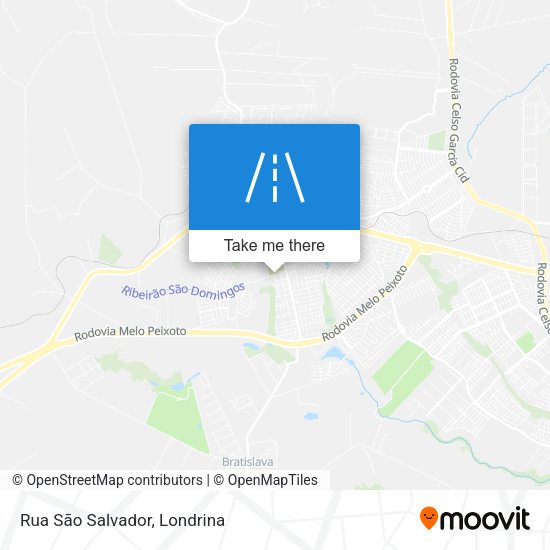Rua São Salvador map