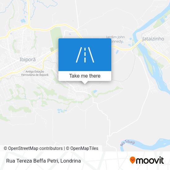 Rua Tereza Beffa Petri map