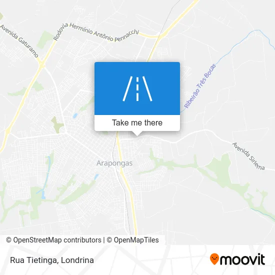 Rua Tietinga map