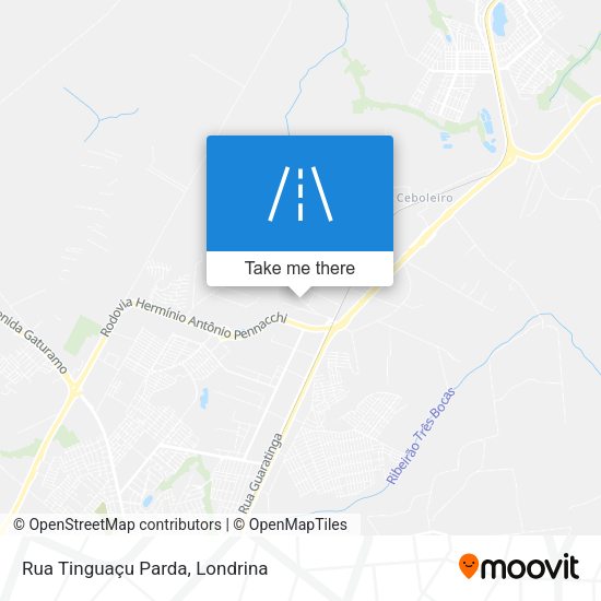 Rua Tinguaçu Parda map