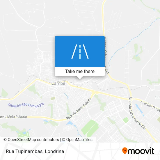 Rua Tupinambas map