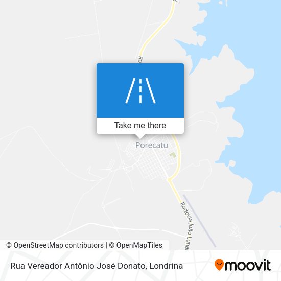 Rua Vereador Antônio José Donato map