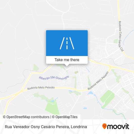 Rua Vereador Osny Cesário Pereira map