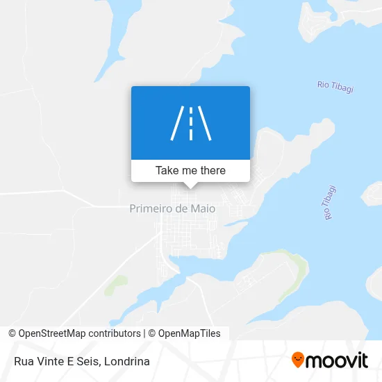 Rua Vinte E Seis map