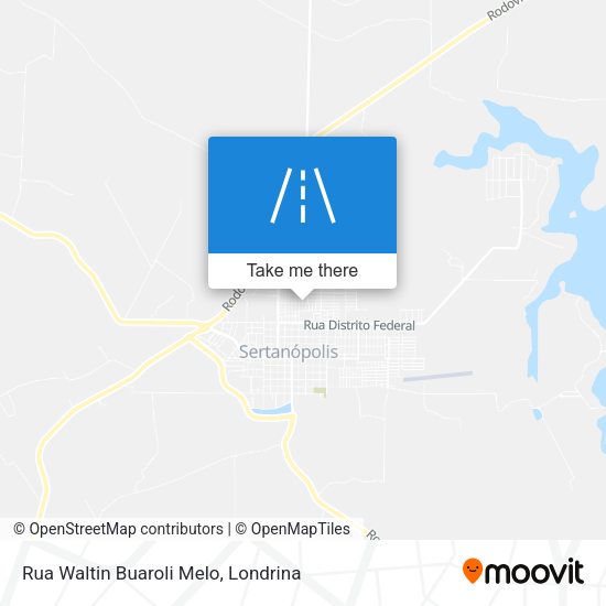 Rua Waltin Buaroli Melo map