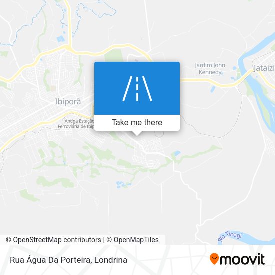 Rua Água Da Porteira map