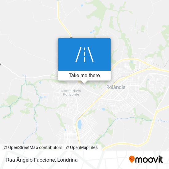 Rua Ângelo Faccione map