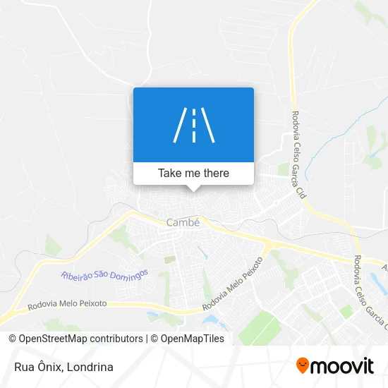 Rua Ônix map