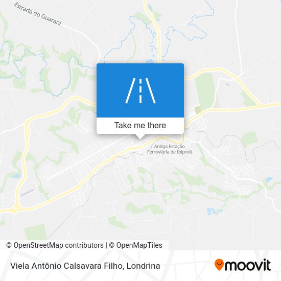 Viela Antônio Calsavara Filho map