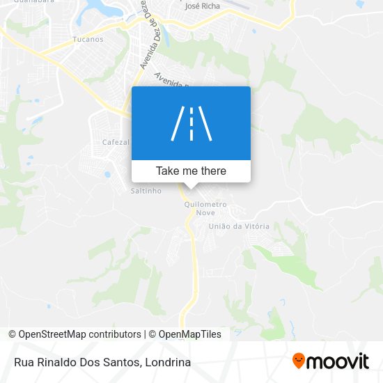 Rua Rinaldo Dos Santos map