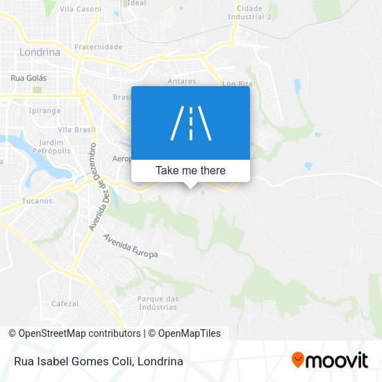 Rua Isabel Gomes Coli map