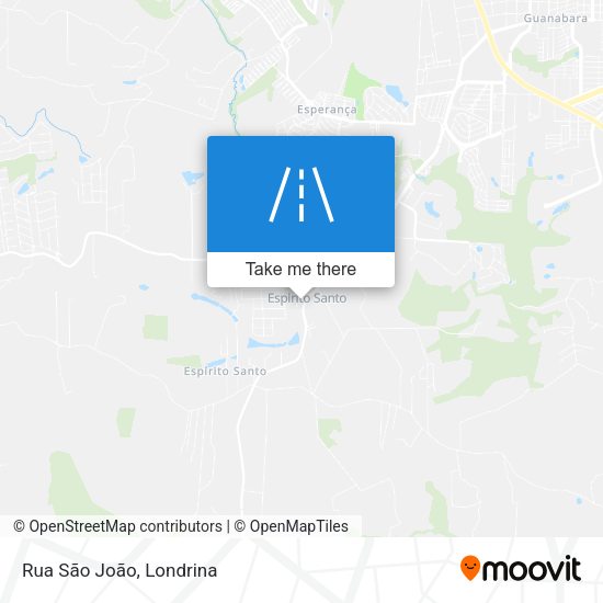 Rua São João map