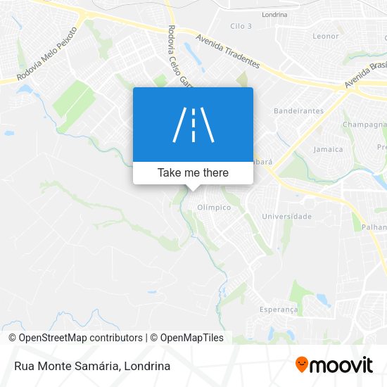 Rua Monte Samária map