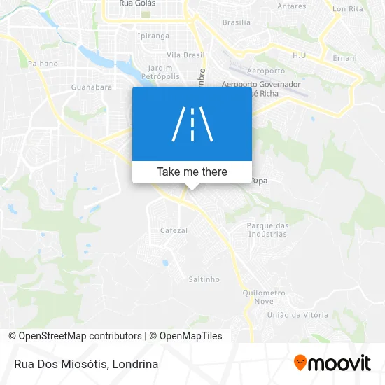 Rua Dos Miosótis map