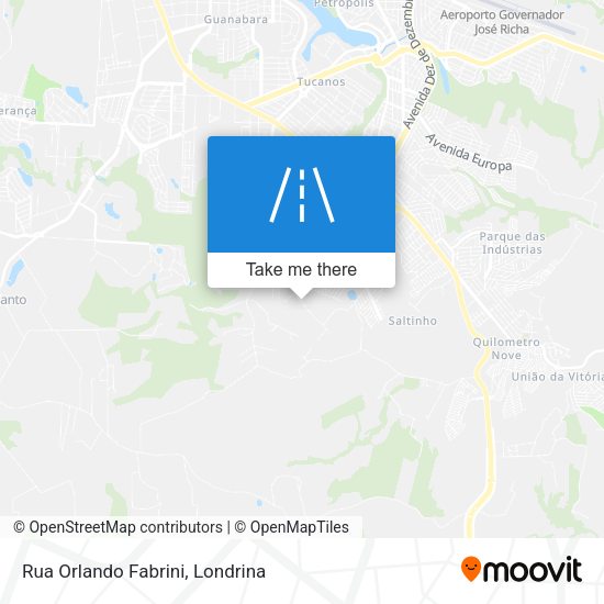 Rua Orlando Fabrini map