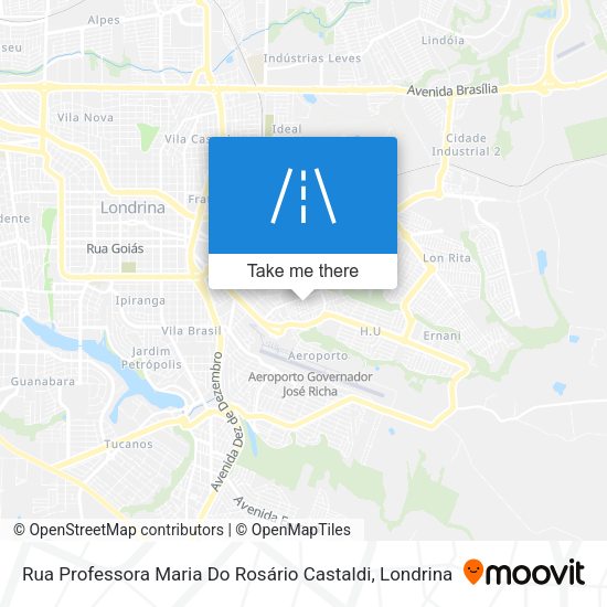 Rua Professora Maria Do Rosário Castaldi map
