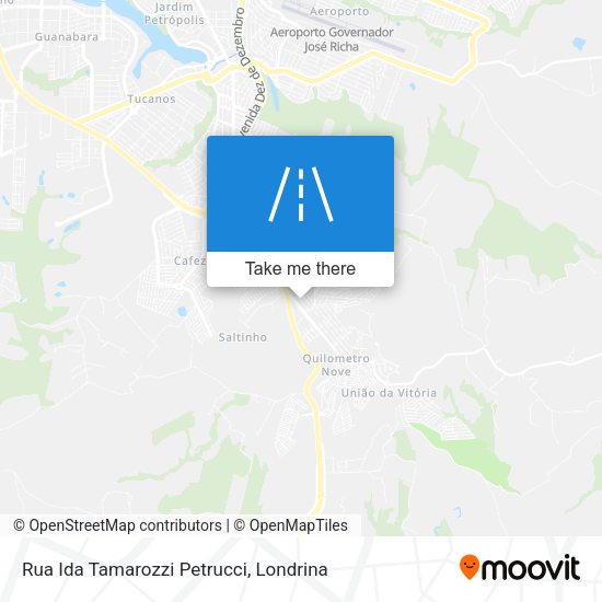 Rua Ida Tamarozzi Petrucci map