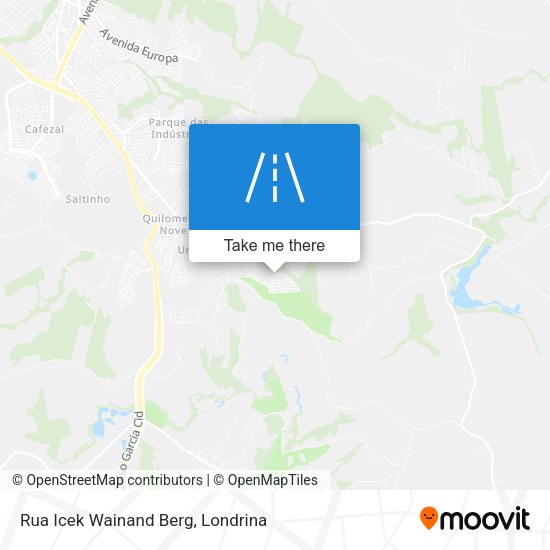 Rua Icek Wainand Berg map