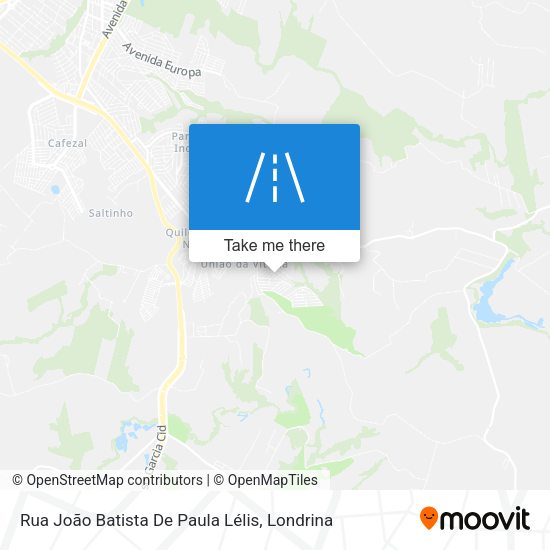 Rua João Batista De Paula Lélis map
