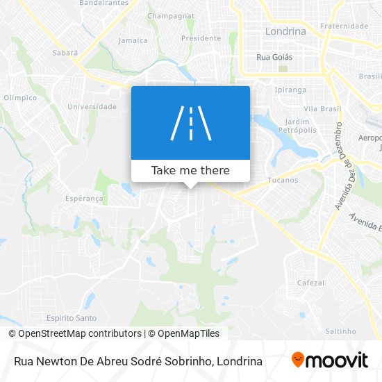 Rua Newton De Abreu Sodré Sobrinho map