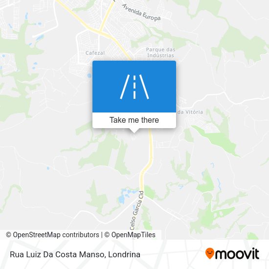 Rua Luiz Da Costa Manso map