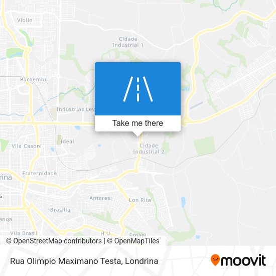 Rua Olimpio Maximano Testa map