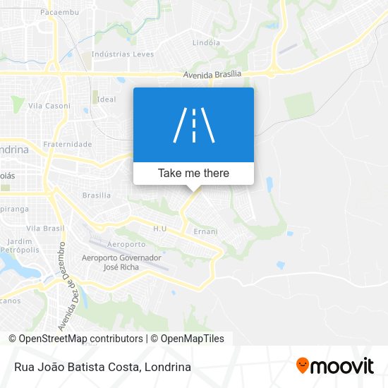Rua João Batista Costa map