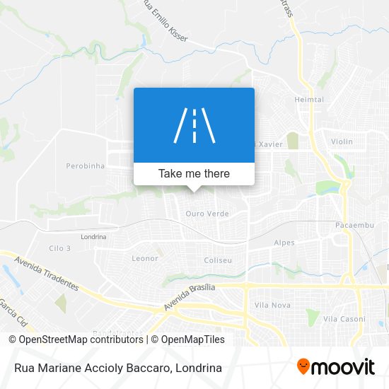 Rua Mariane Accioly Baccaro map
