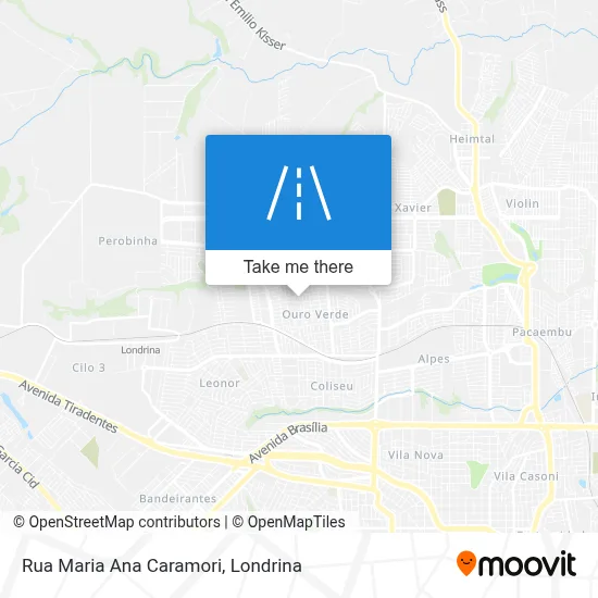 Rua Maria Ana Caramori map