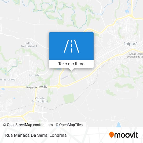 Rua Manaca Da Serra map