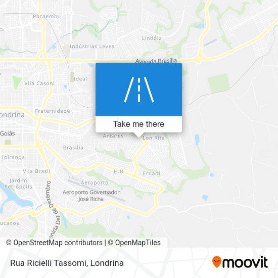 Rua Ricielli Tassomi map