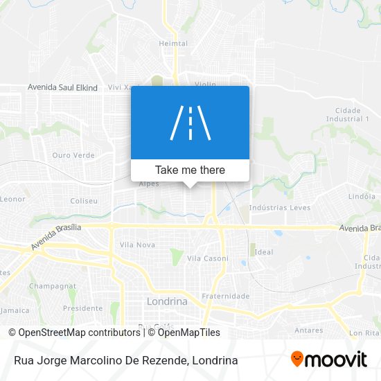 Rua Jorge Marcolino De Rezende map