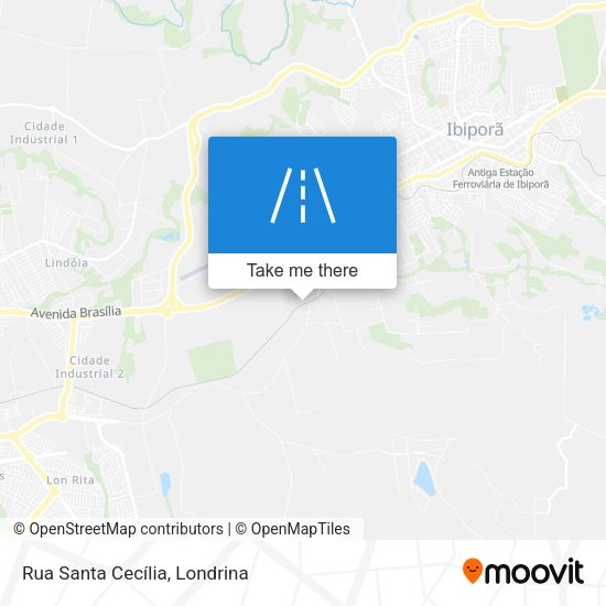 Rua Santa Cecília map