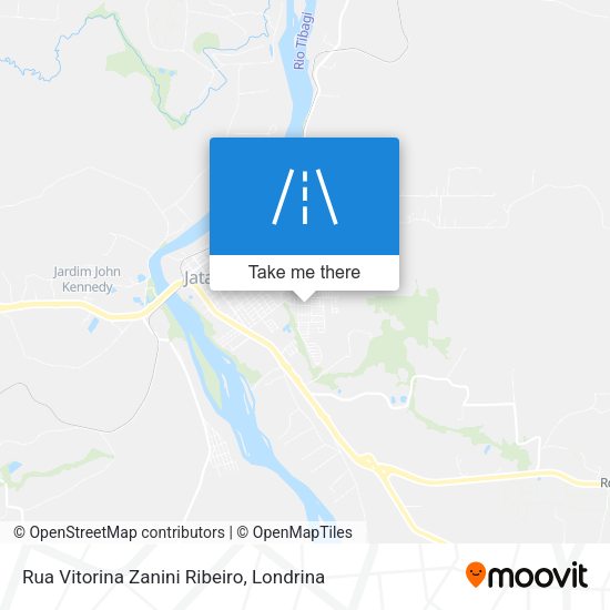 Rua Vitorina Zanini Ribeiro map