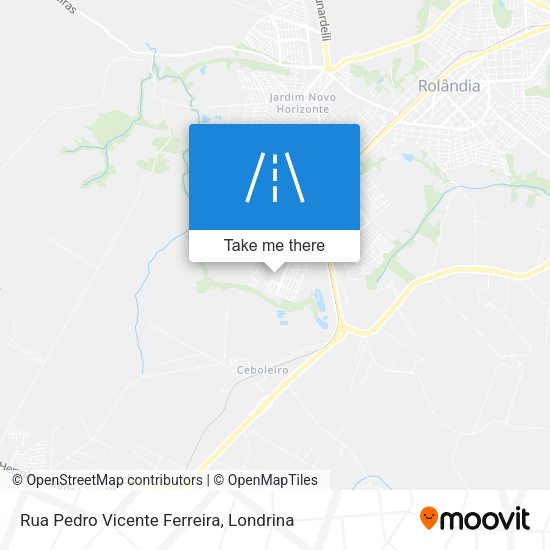 Rua Pedro Vicente Ferreira map