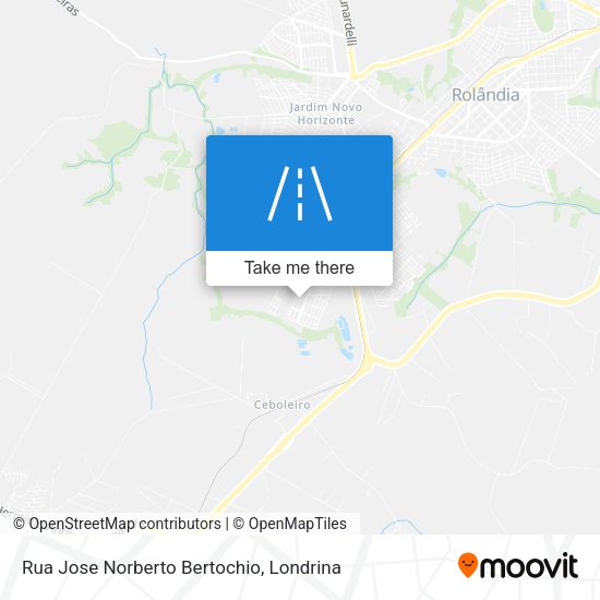 Rua Jose Norberto Bertochio map