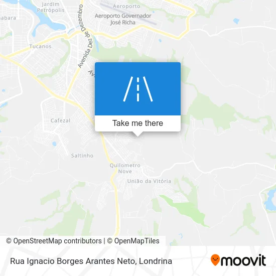 Rua Ignacio Borges Arantes Neto map