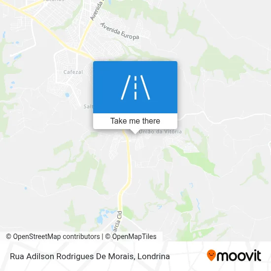 Rua Adilson Rodrigues De Morais map