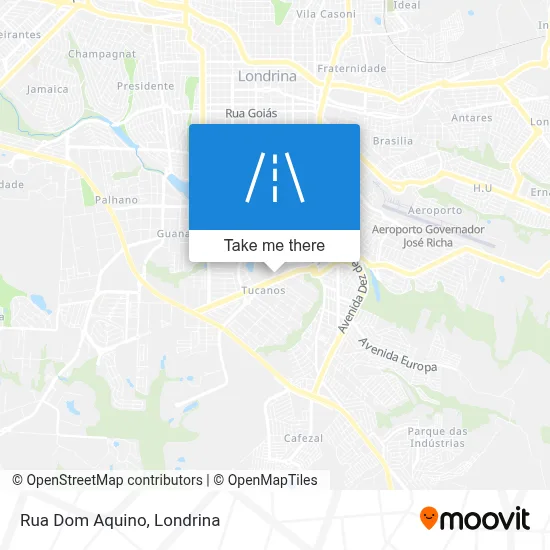 Rua Dom Aquino map