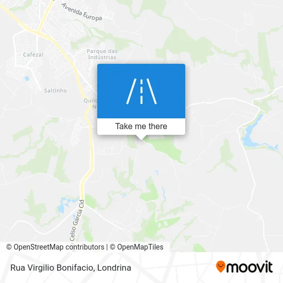Rua Virgilio Bonifacio map