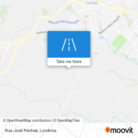 Rua José Penhak map