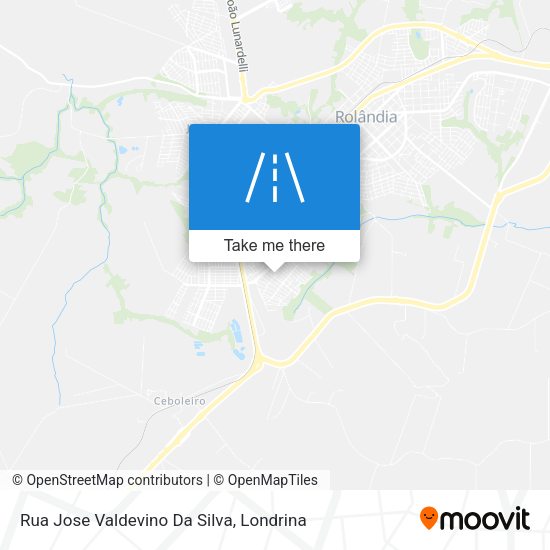 Rua Jose Valdevino Da Silva map